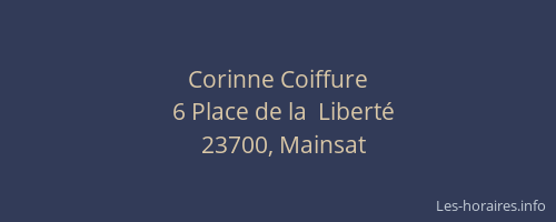 Corinne Coiffure