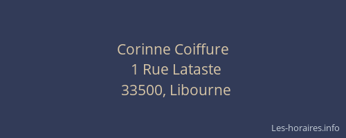 Corinne Coiffure