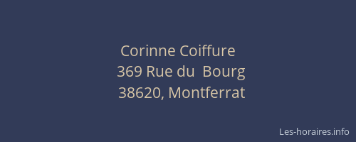 Corinne Coiffure