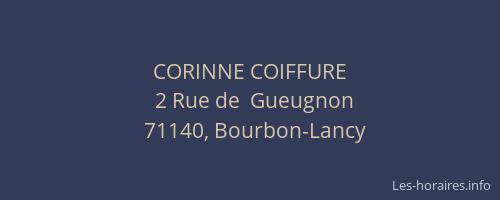 CORINNE COIFFURE