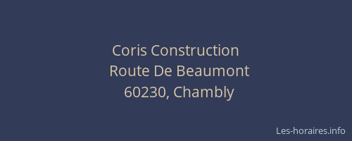 Coris Construction