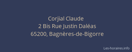Corjial Claude