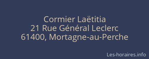 Cormier Laëtitia