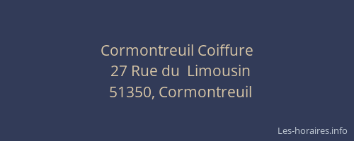 Cormontreuil Coiffure