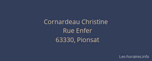 Cornardeau Christine