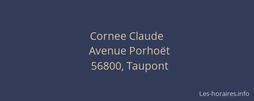 Cornee Claude