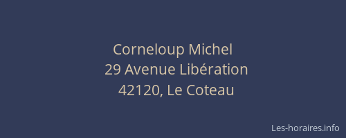 Corneloup Michel