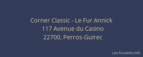 Corner Classic - Le Fur Annick