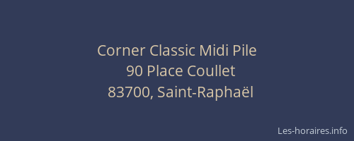 Corner Classic Midi Pile