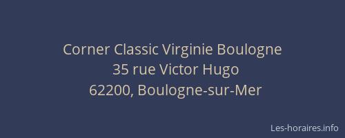 Corner Classic Virginie Boulogne