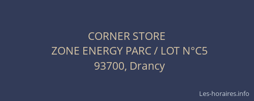 CORNER STORE