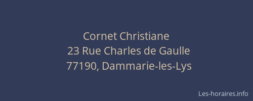 Cornet Christiane