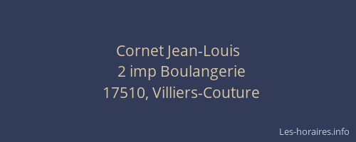 Cornet Jean-Louis