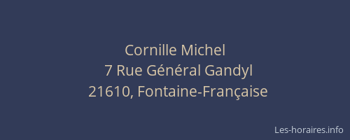 Cornille Michel