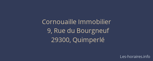 Cornouaille Immobilier