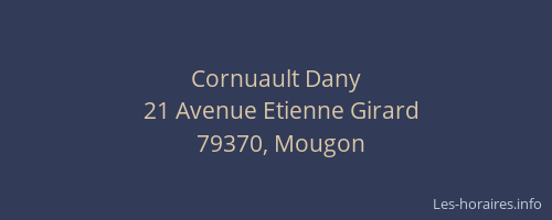 Cornuault Dany