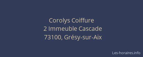 Corolys Coiffure