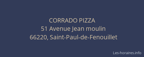 CORRADO PIZZA