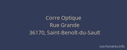 Corre Optique
