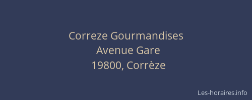 Correze Gourmandises