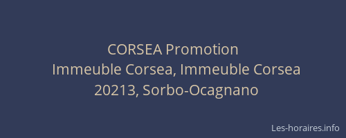 CORSEA Promotion