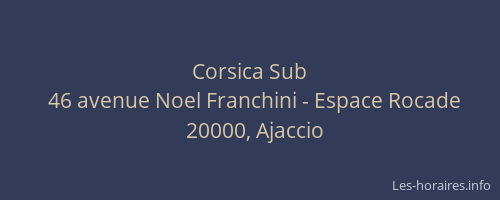 Corsica Sub