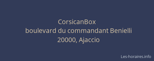 CorsicanBox