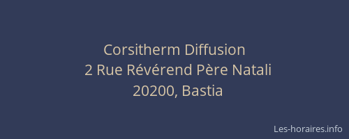 Corsitherm Diffusion