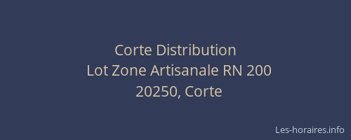Corte Distribution