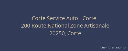 Corte Service Auto - Corte