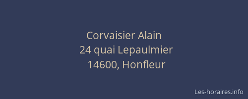 Corvaisier Alain