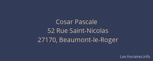 Cosar Pascale