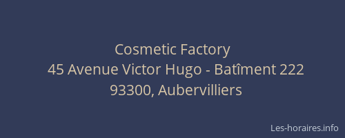 Cosmetic Factory