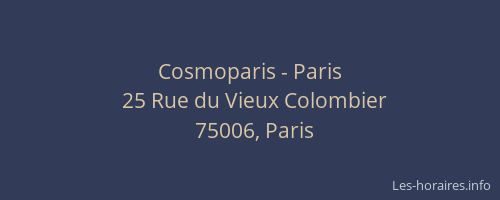 Cosmoparis - Paris