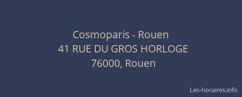 Cosmoparis - Rouen