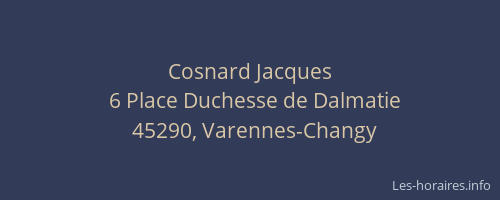 Cosnard Jacques