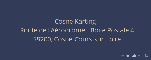 Cosne Karting