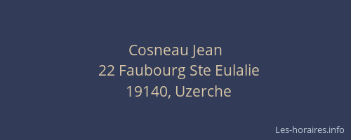Cosneau Jean