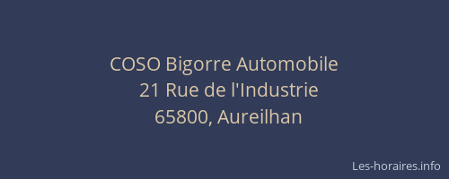 COSO Bigorre Automobile