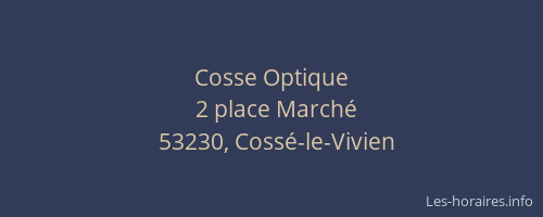 Cosse Optique