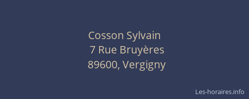 Cosson Sylvain