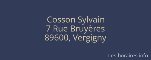 Cosson Sylvain