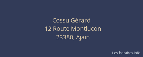 Cossu Gérard