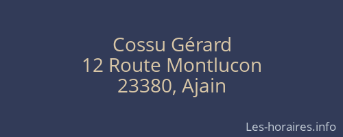 Cossu Gérard
