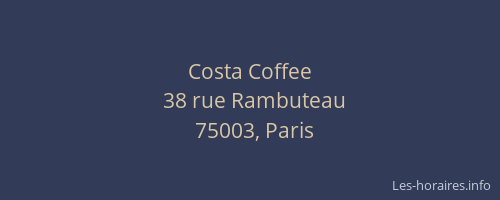 Costa Coffee