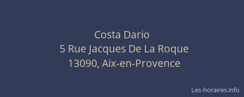 Costa Dario