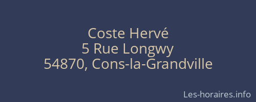 Coste Hervé