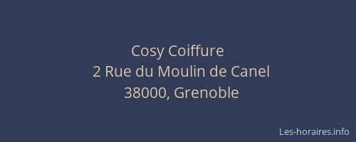Cosy Coiffure