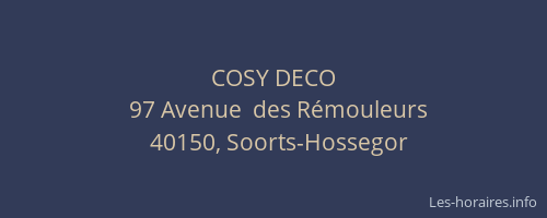 COSY DECO