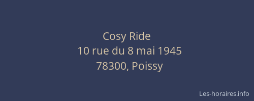 Cosy Ride